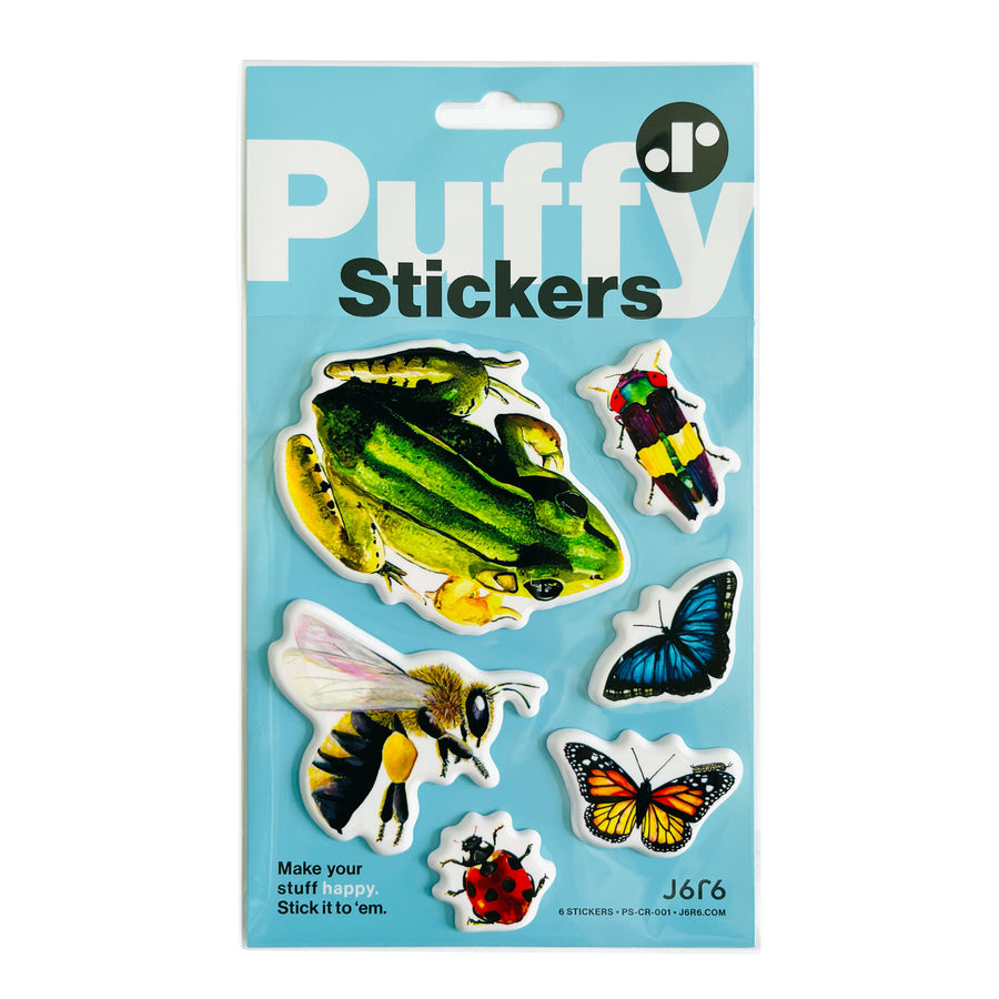 Critter Puffy Sticker Sheet