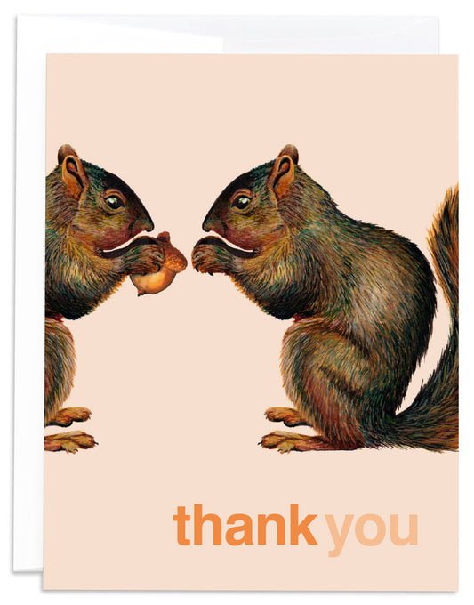 Squirrel Thank You Card