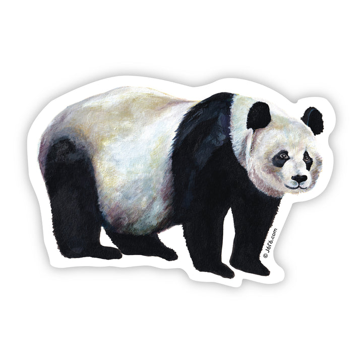 Panda Bear Sticker By J6R6