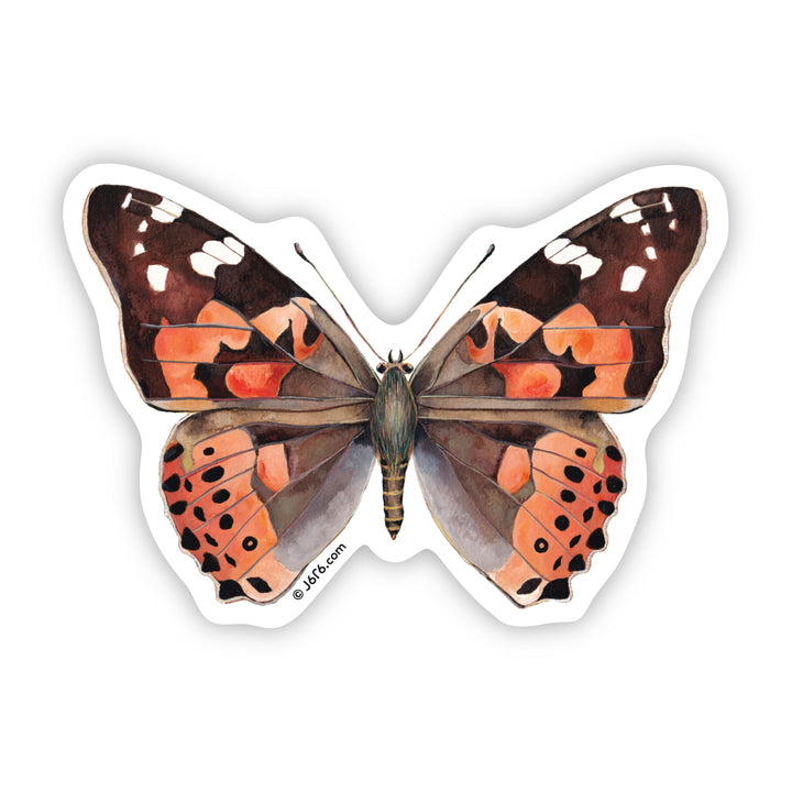 Painted Lady Butterfly Sticker 26