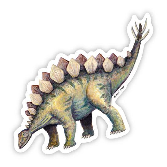 Stegosaurus Sticker by J6R6