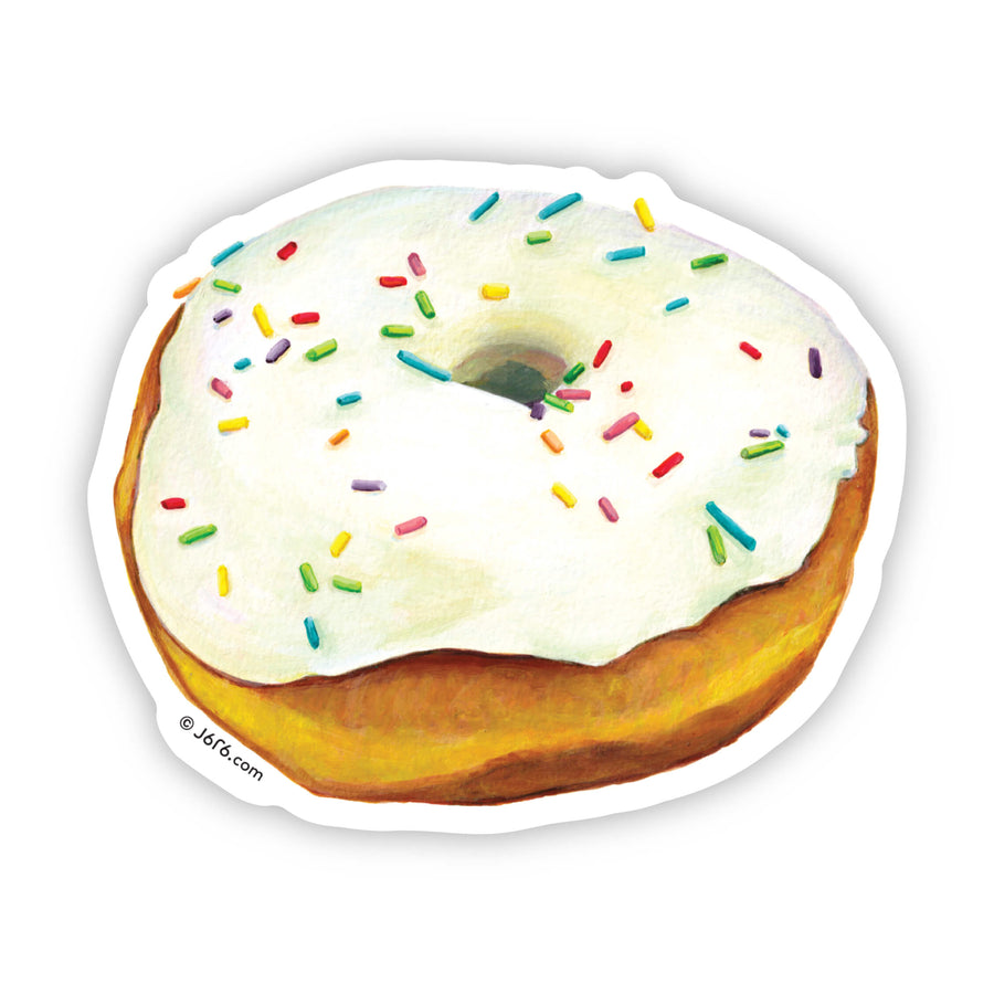 Donut Sticker By J6R6