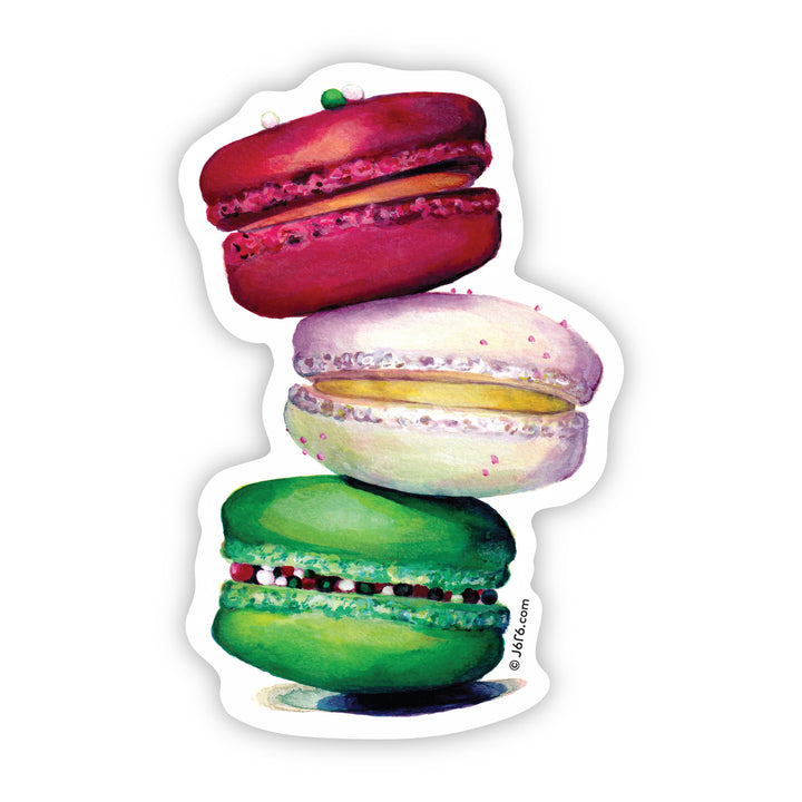 Macarons Sticker by J6R6