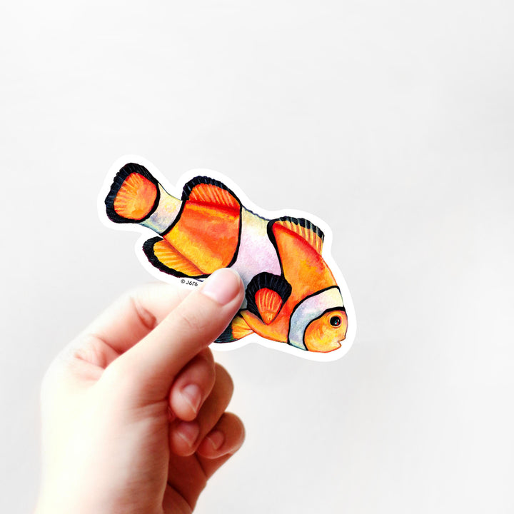 Clownfish Sticker By J6R6