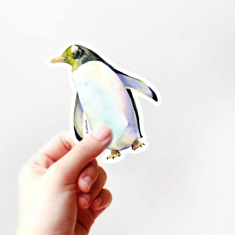 Penguin Sticker By J6R6