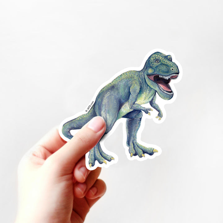 T-Rex Sticker by J6R6