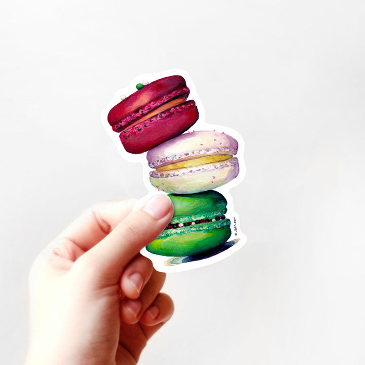 Macarons Sticker by J6R6