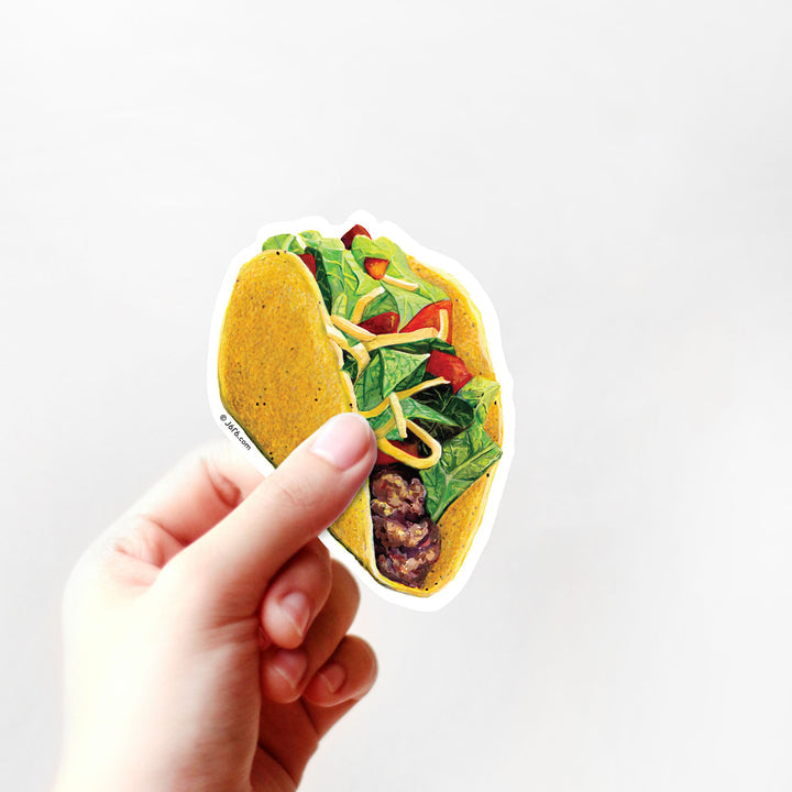 Taco Sticker By J6R6