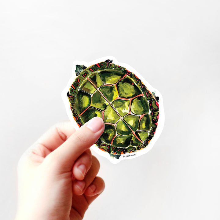 Turtle Sticker By J6R6