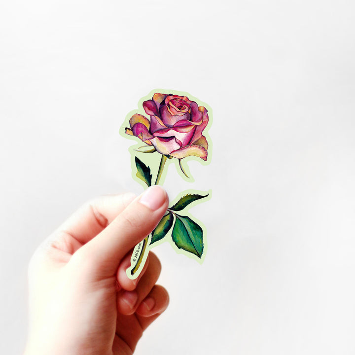Pink Rose Sticker