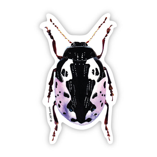 Calligrapha Beetle Sticker By J6R6