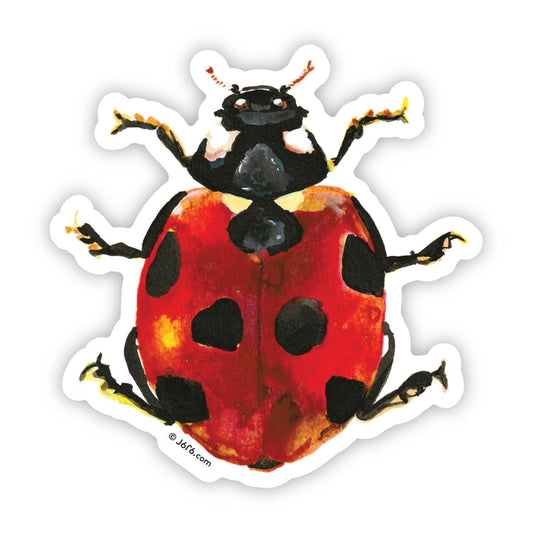 Ladybug Sticker By J6R6