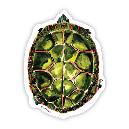 Turtle Sticker By J6R6