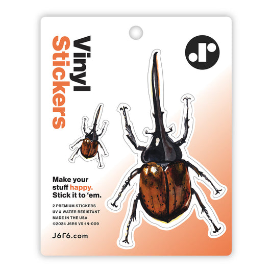 Hercules Beetle Duo Sticker Sheet