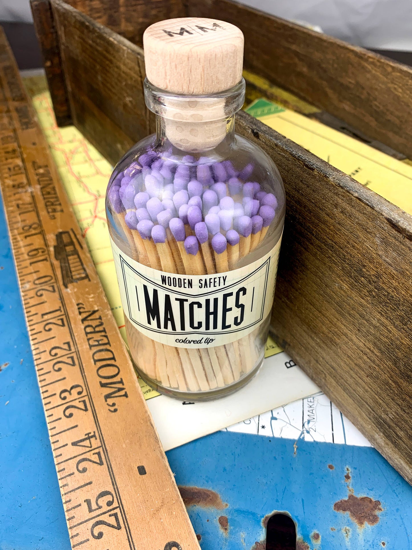 Lavender Vintage Apothecary Matches