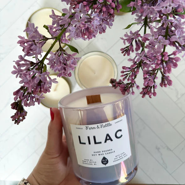 Fern & Nettle Jar Candle Lilac