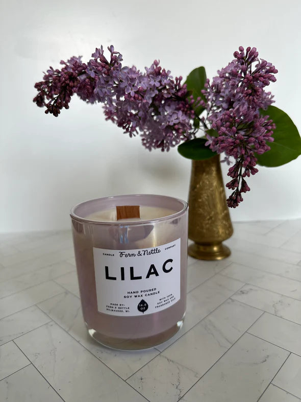 Fern & Nettle Jar Candle Lilac