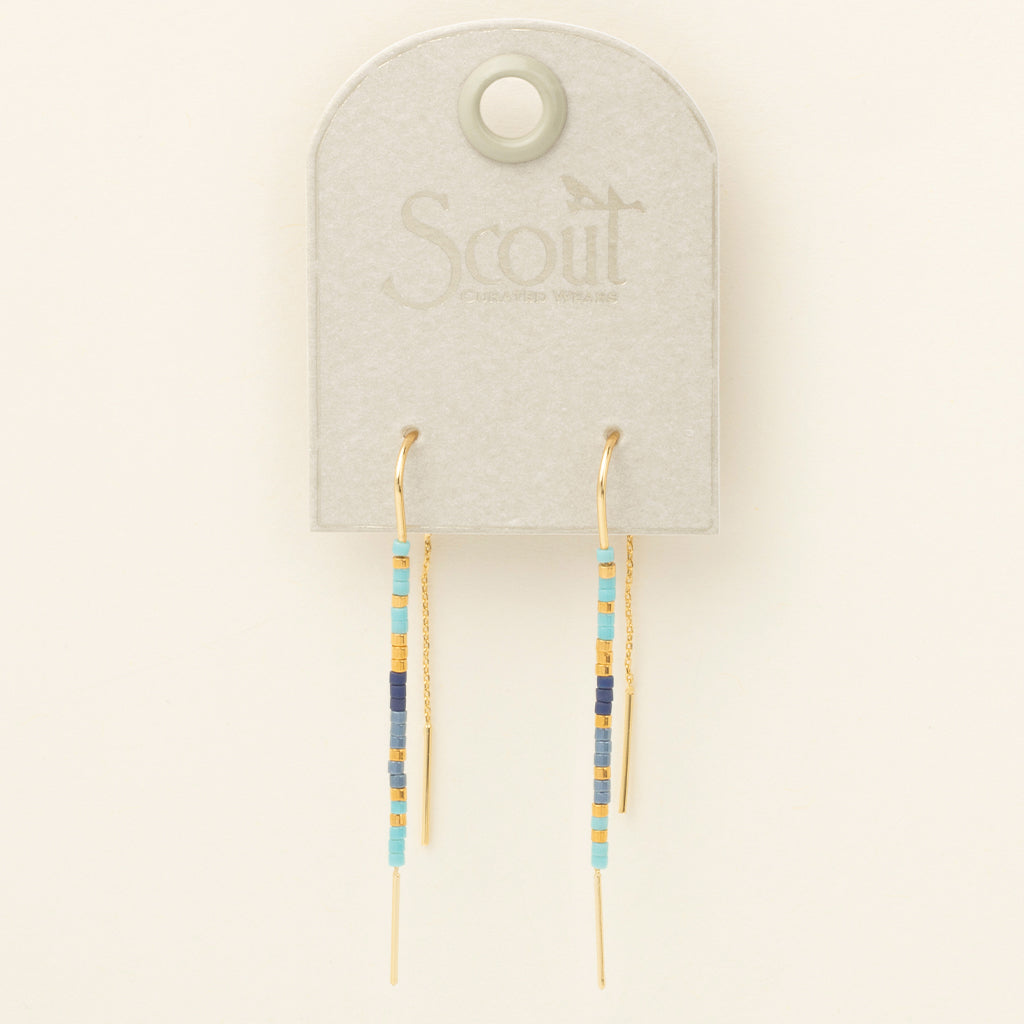 Chromacolor Miyuki Thread Earring