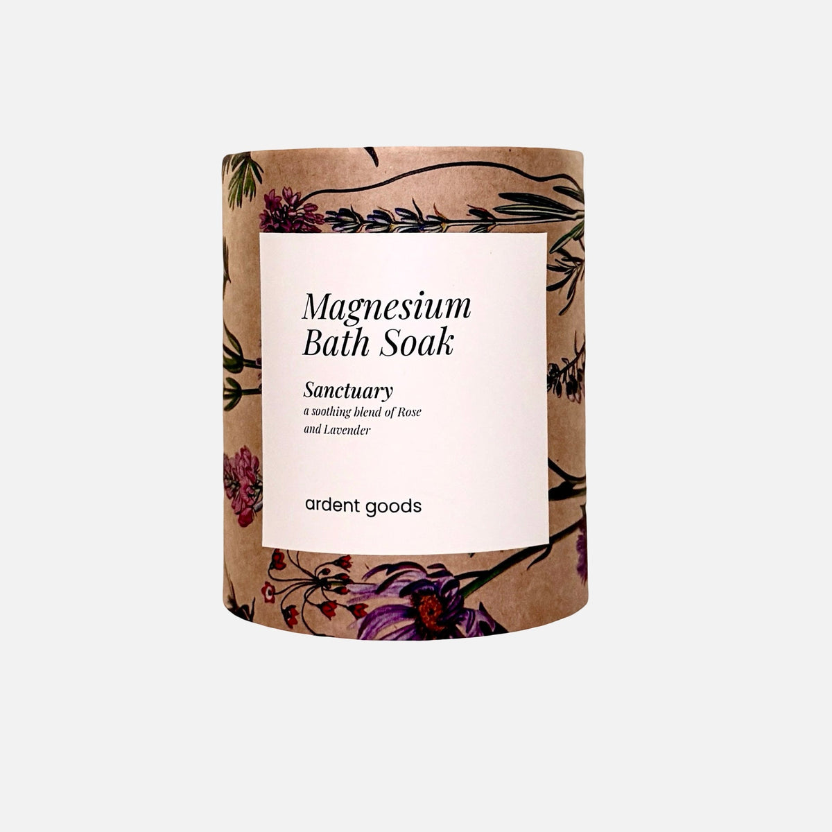 Magnesium Bath Soak With Refillable Jar