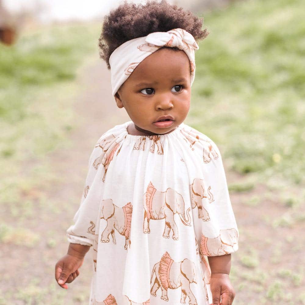 Elephant Tutu Bamboo Knotted Headband