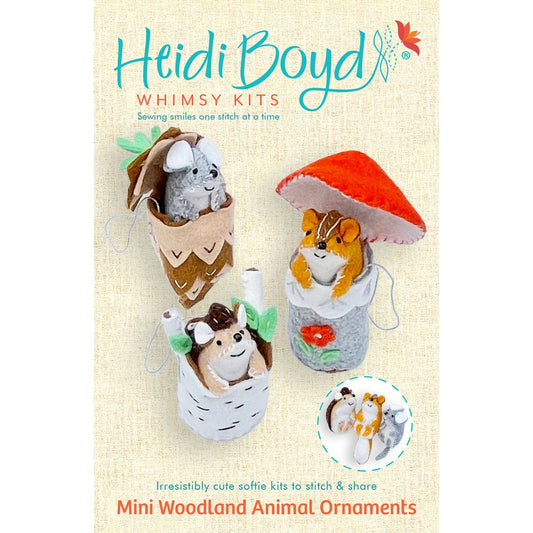 Felt Ornament Making Kit - Mini Woodland Animals