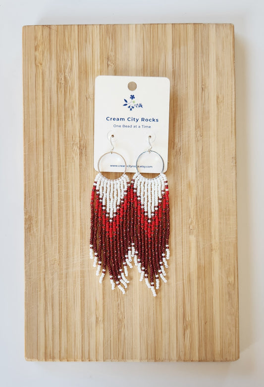 Mrs. Scarlett Beaded Earrings