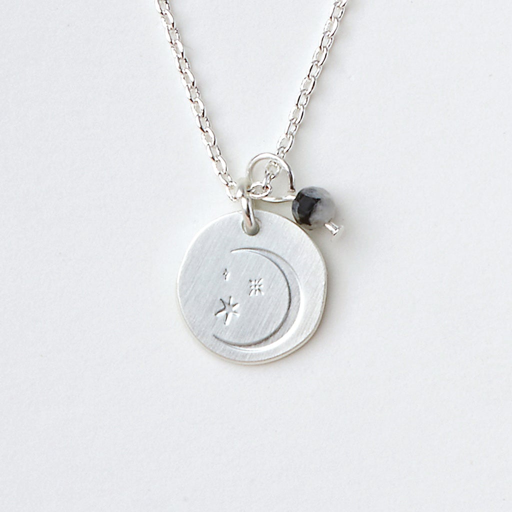 Stone Intention Charm Necklace