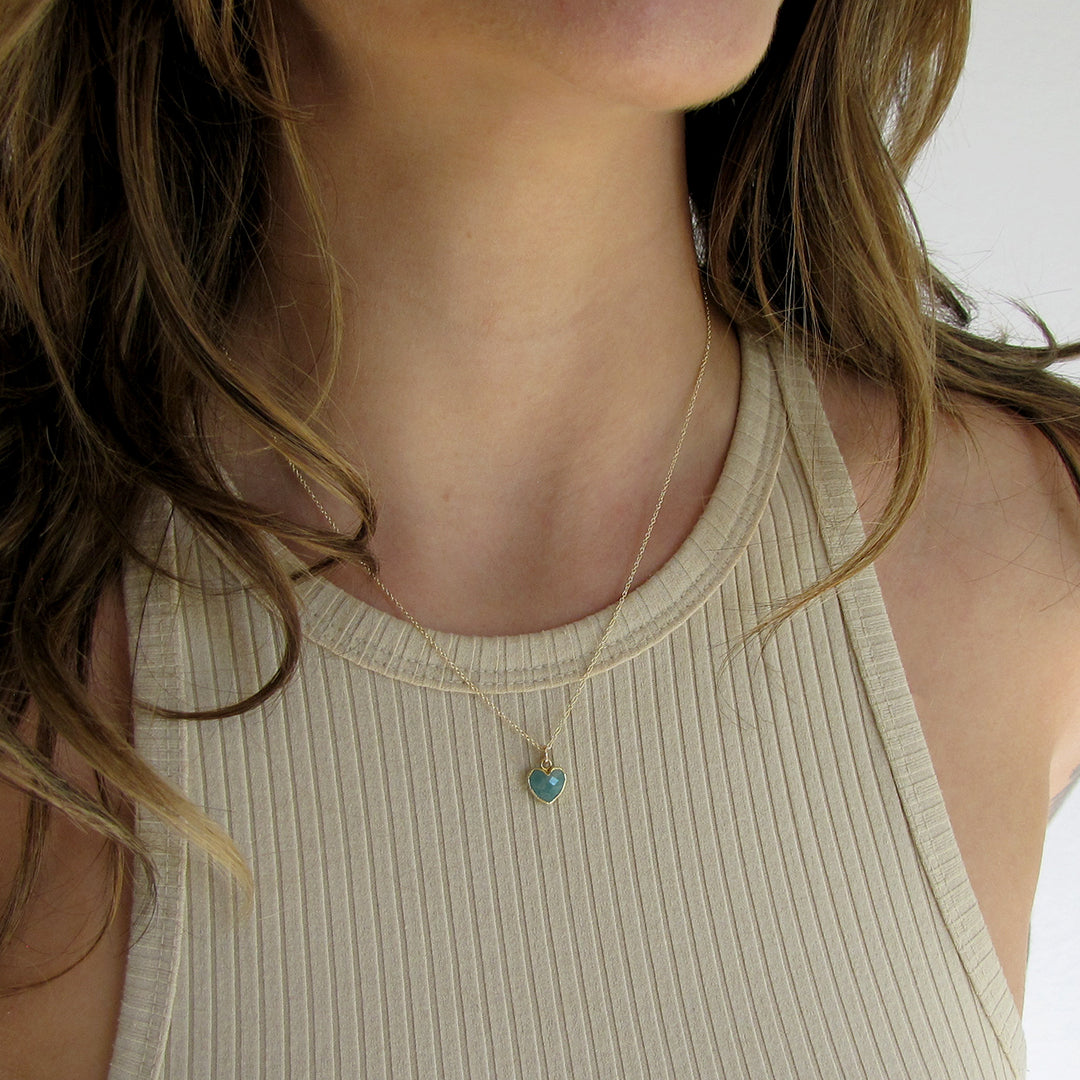 Heart of Stone Amazonite Necklace