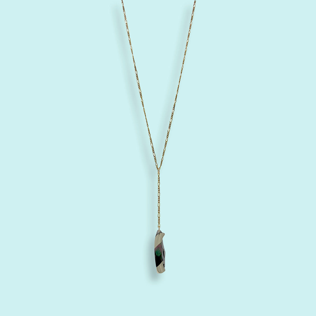 Shell Handled Knife Y-drop Necklace