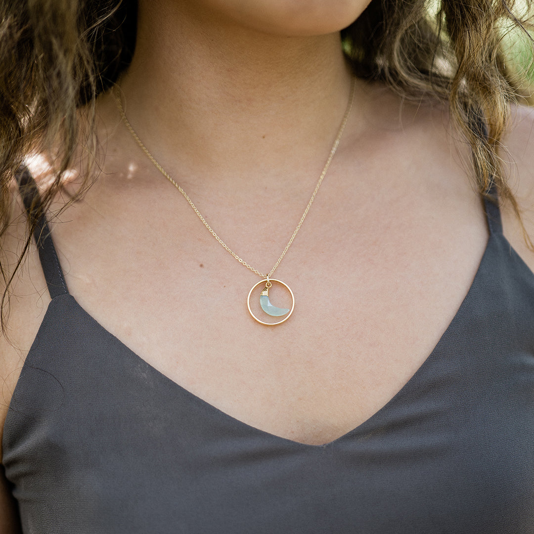 Moon Halo Necklace