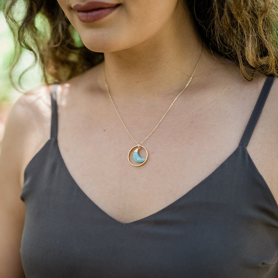 Moon Halo Necklace