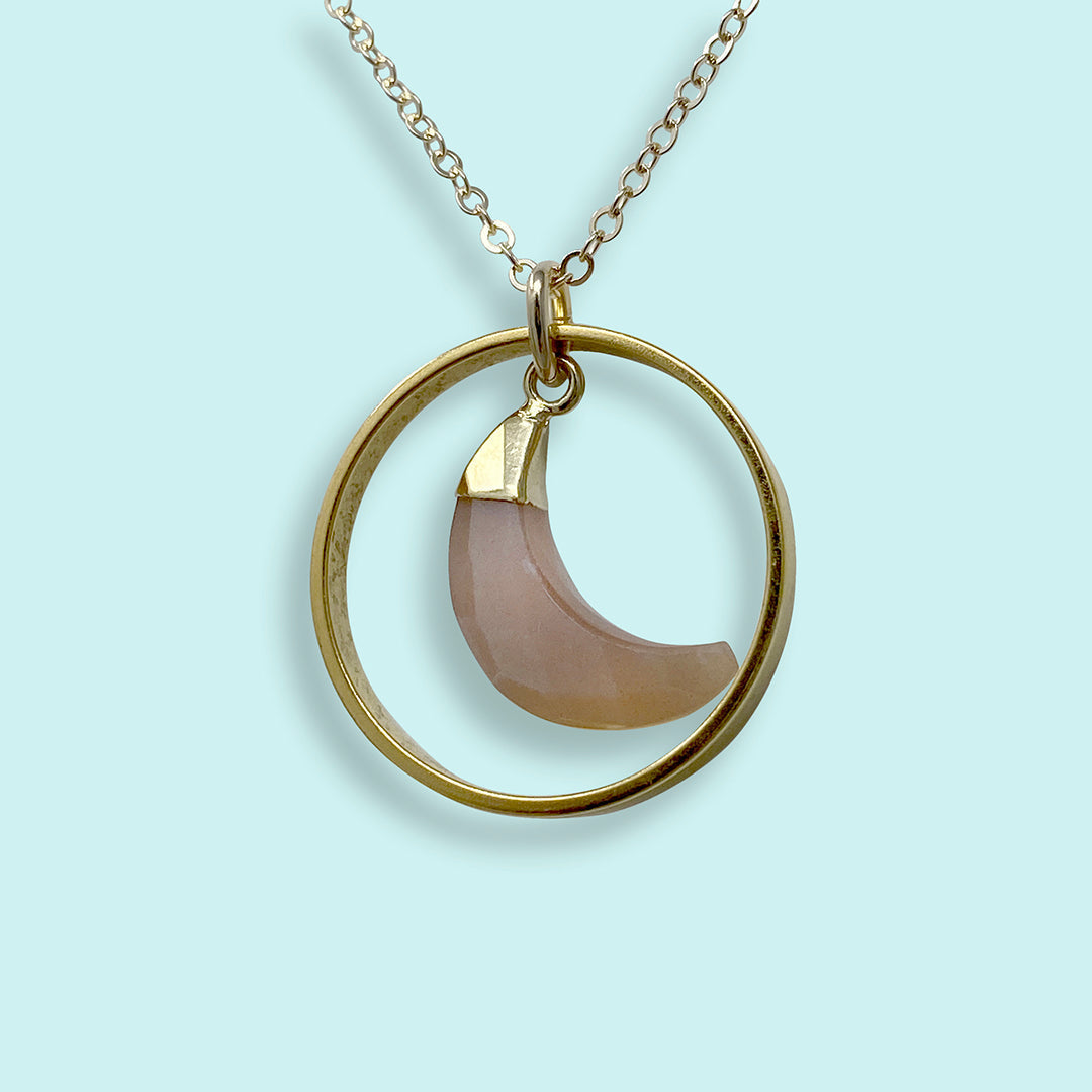 Moon Halo Necklace