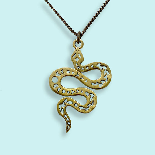 Spangled Snake Necklace