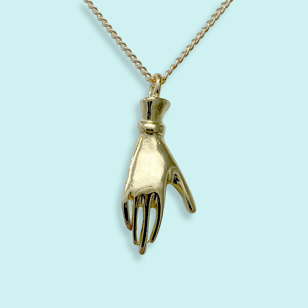 Delicate Touch Hand Necklace