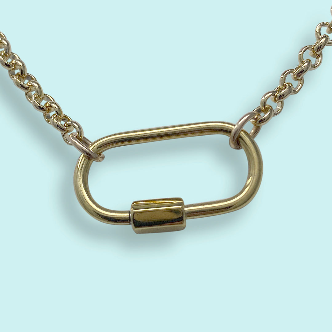 Carabiner Necklace by Ornamental Things