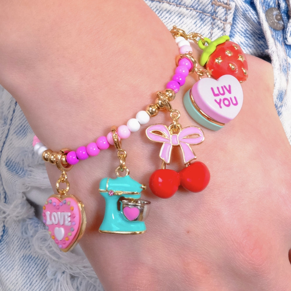 Gold Strawberry Charm