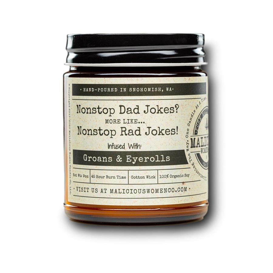 Nonstop Dad Jokes Candle