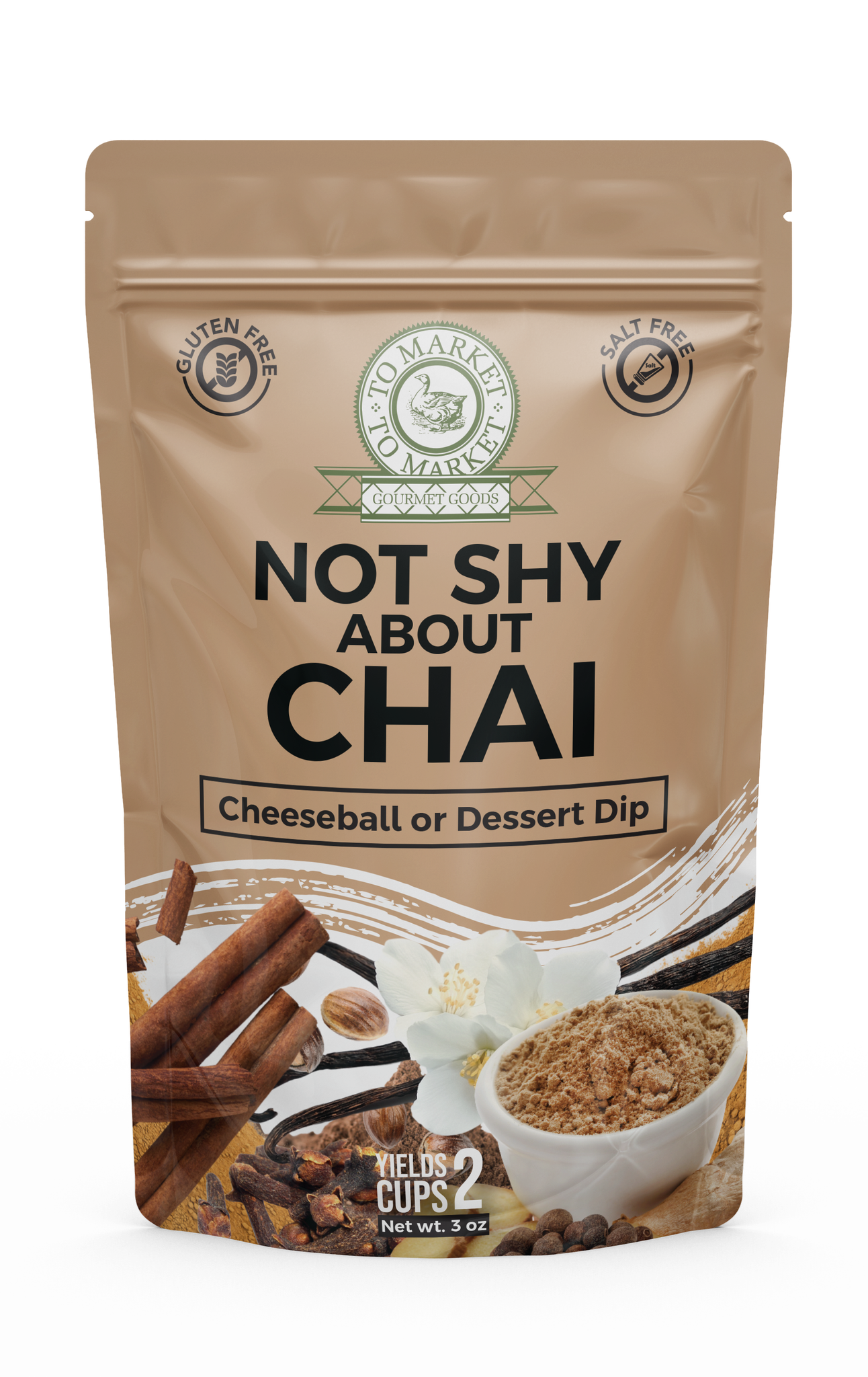 Not Shy About Chai Cheeseball or Desert Dip