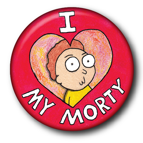 "I Heart My Morty" big magnet