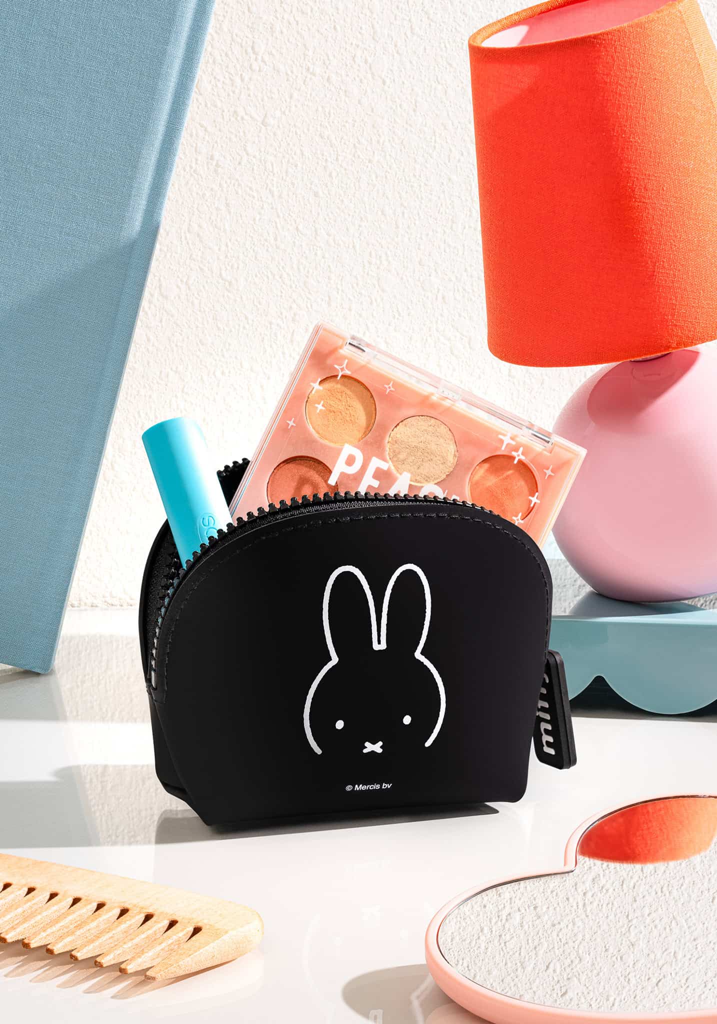 Black Miffy Silicone Pouch