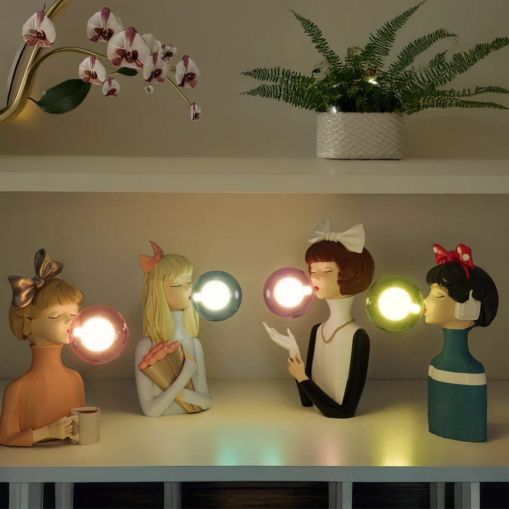 Bubble Girl Lamp - Parisian Collection