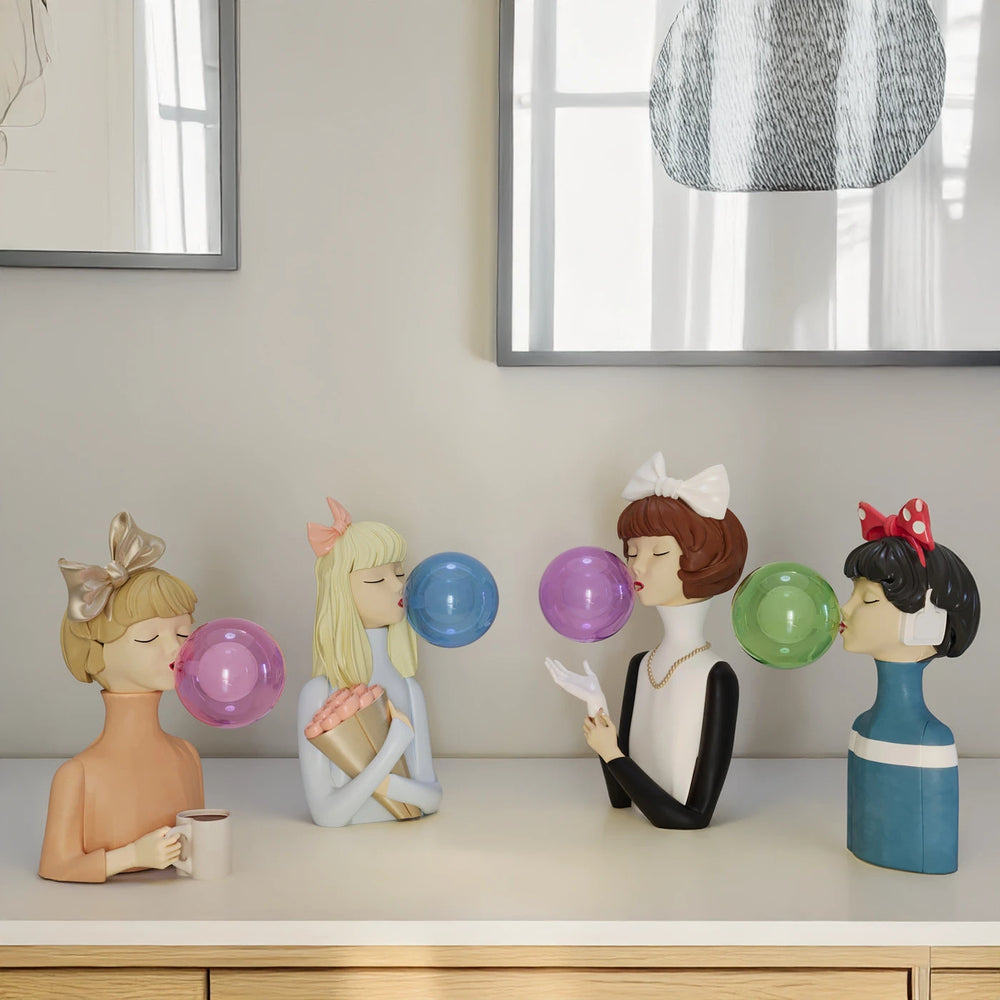 Bubble Girl Lamp - Parisian Collection