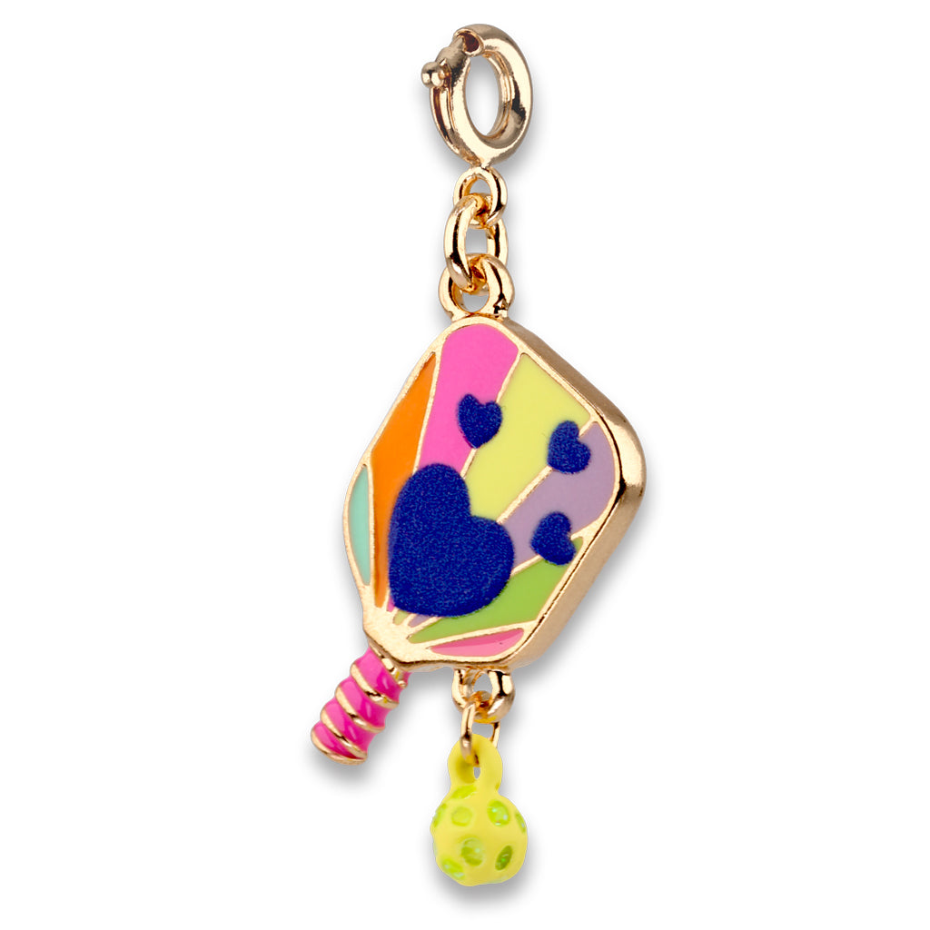 Gold Pickleball Charm