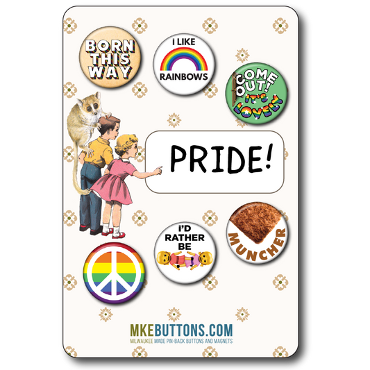 Pride 6pk of pins #2