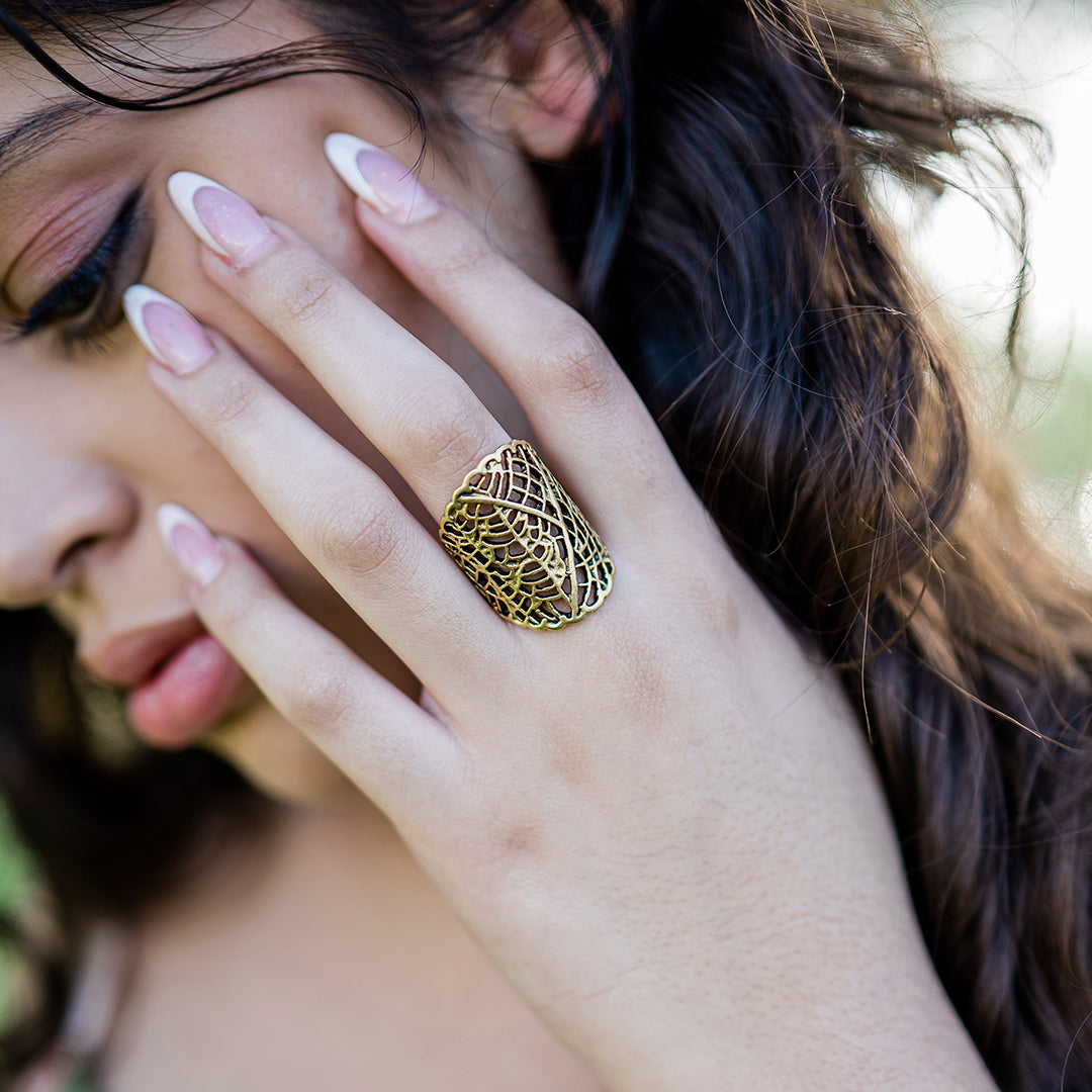 Leaf Lace Ring