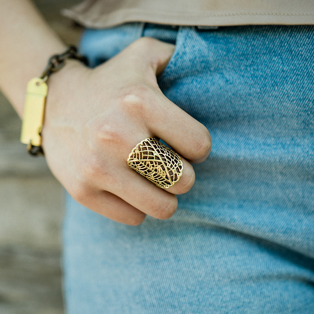 Leaf Lace Ring