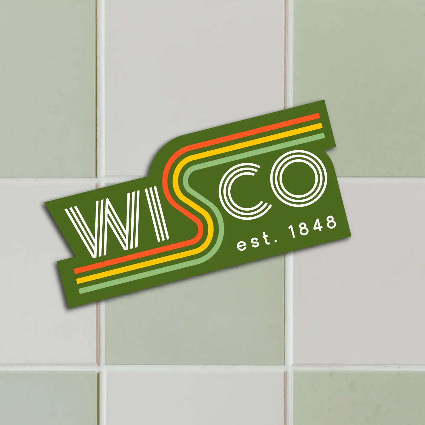 Wisco Retro Sticker