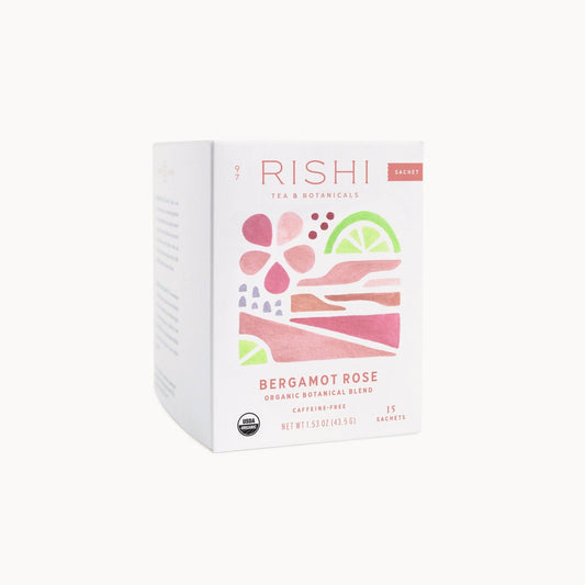 Bergamot Rose Boxed Sachets Organic Tea