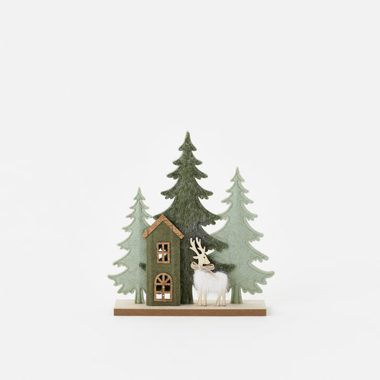 Flat Woodsy Scene