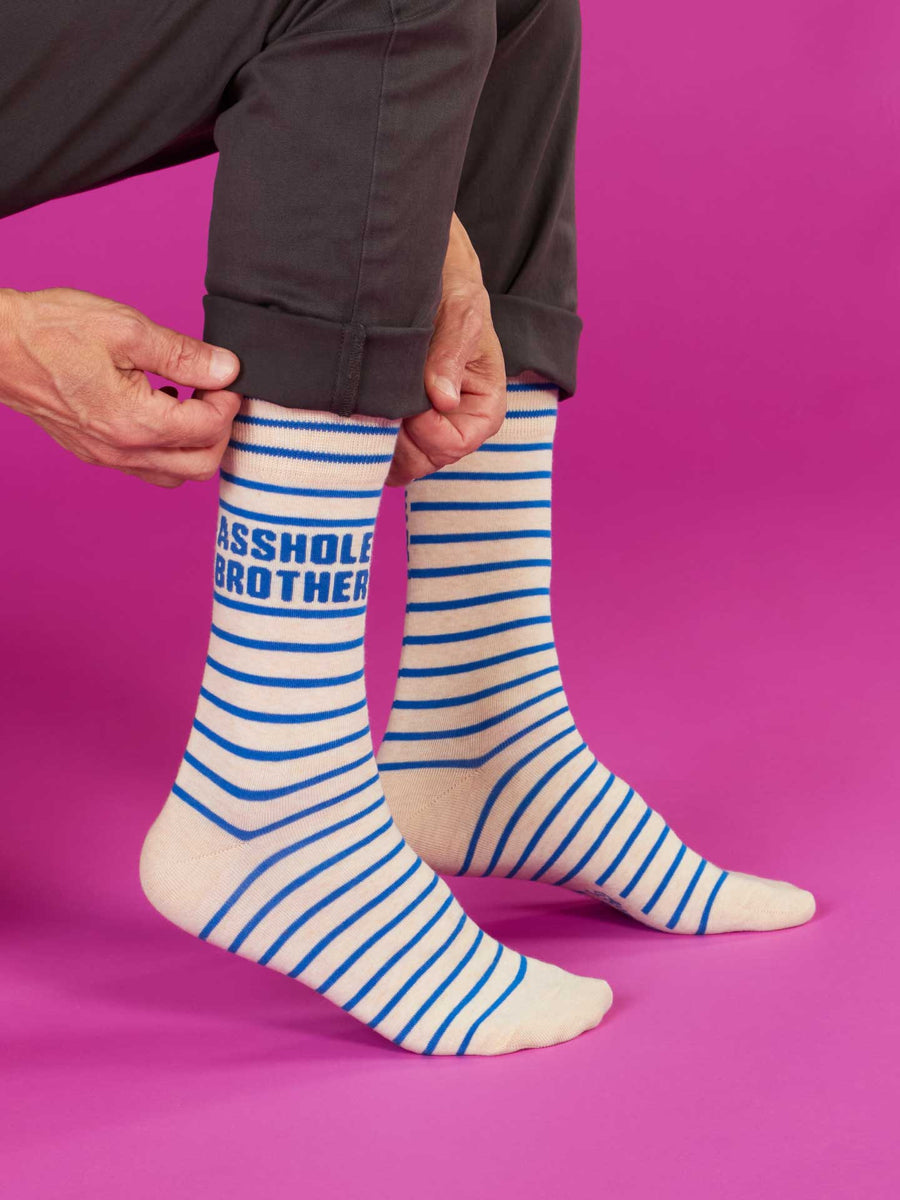 Asshole Brother Men's Crew Socks